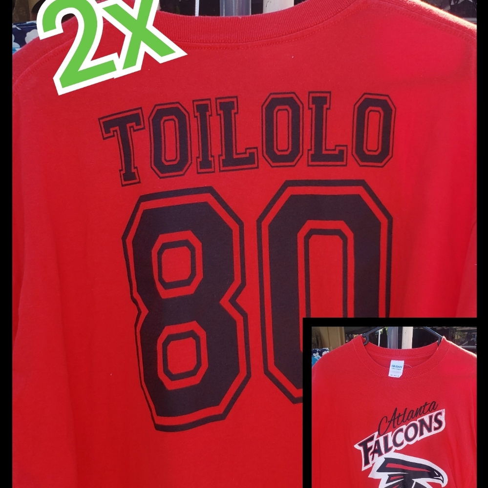 2x Atlanta Falcons shirt Toilolo